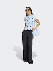 أزرق - adidas Originals Polka Dot Cali T-Shirt - صورة 3 من 6