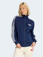 adidas Originals Navy Firebird Loose Track Top - Image 1 of 6