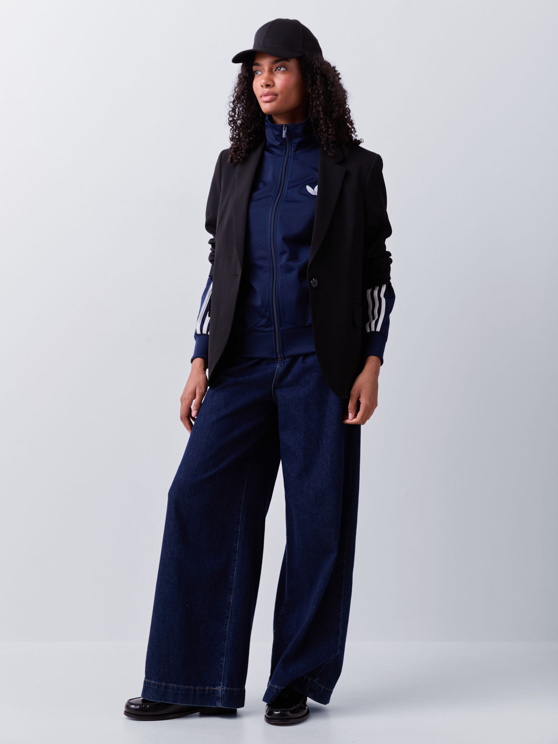 Buy adidas Originals Navy Firebird Loose Track Top from Next USA