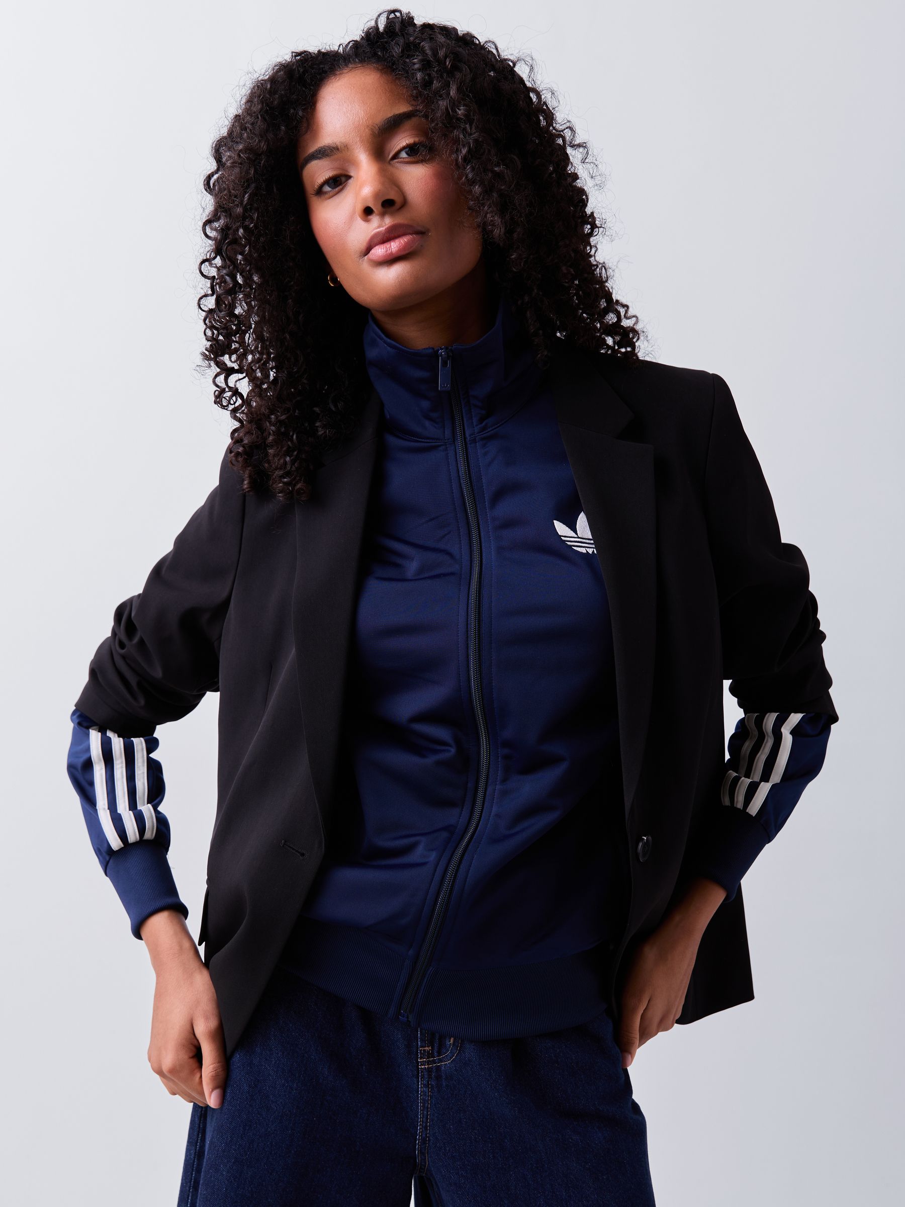 Buy adidas Originals Navy Firebird Loose Track Top from the Next