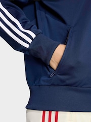 adidas Originals Navy Firebird Loose Track Top - Image 4 of 6