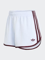 adidas originals Light Blue 3 Stripes Sprinter Shorts - Image 6 of 6