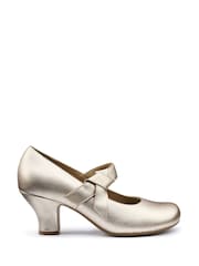 Hotter Metallic Regular Fit Paso Touch-Fastening Shoes - Image 1 of 4