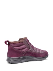 Hotter Red Wide Fit Frost Slip On Boots - Image 3 of 4