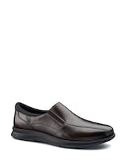 Hotter Brown Regular Fit Xavier Slip-On Shoes - Image 2 of 4