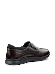 Hotter Brown Regular Fit Xavier Slip-On Shoes - Image 3 of 4