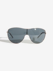 Friends Like These Black Fashion Visor Sunglasses - Image 1 of 3