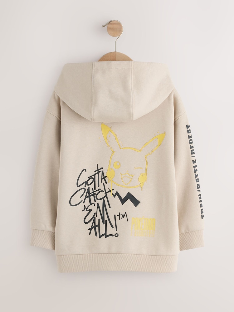 Piatră - Pokemon Zip Through Hoodie (4-16yrs) - Imaginea 2 din 5