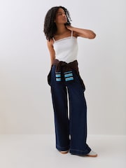 לבן - adidas Originals Lace Top - תמונה 2 מתוך 5