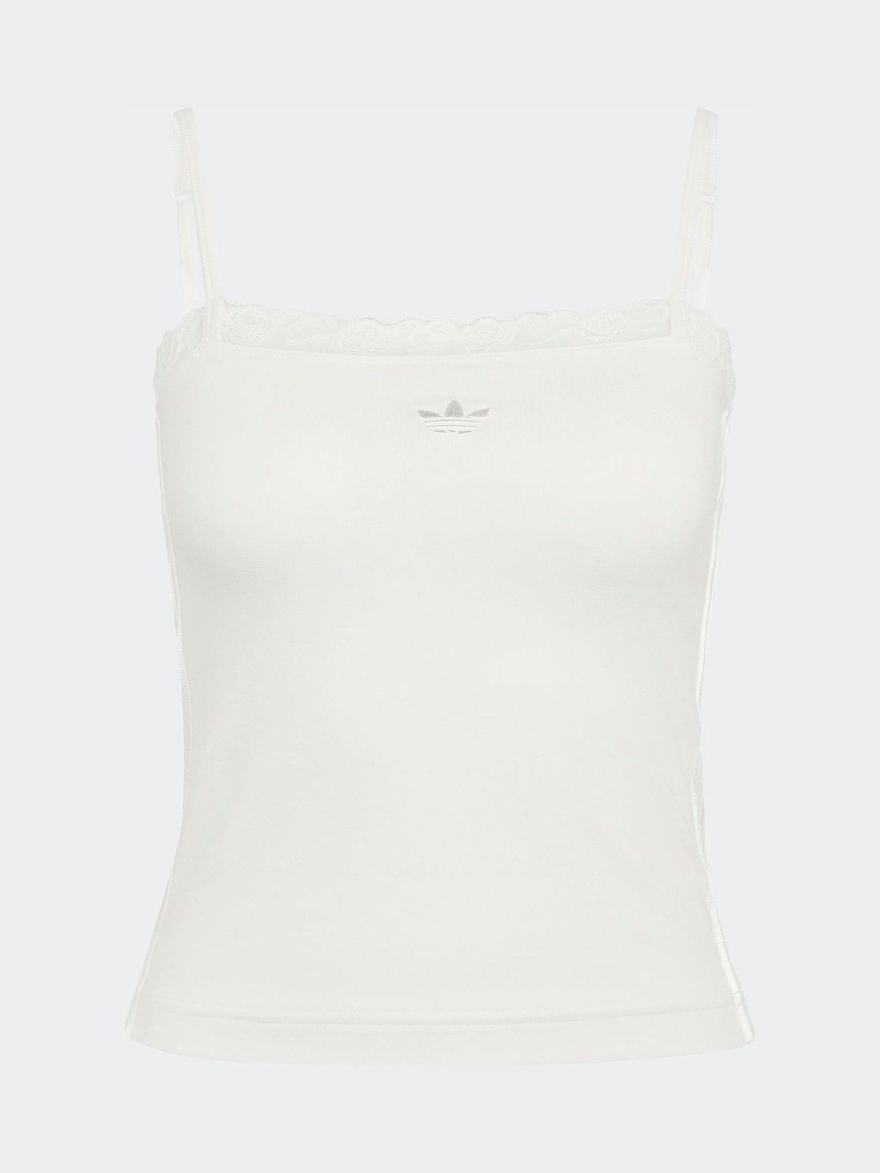 Buy adidas Originals White Lace Top from the Next UK online shop