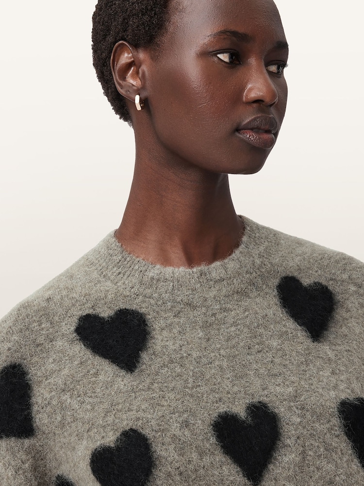 AllSaints Brown Amora Jumper - Image 2 of 7