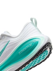 Nike White Blue Vomero Plus Road Running Trainers - Image 11 of 12