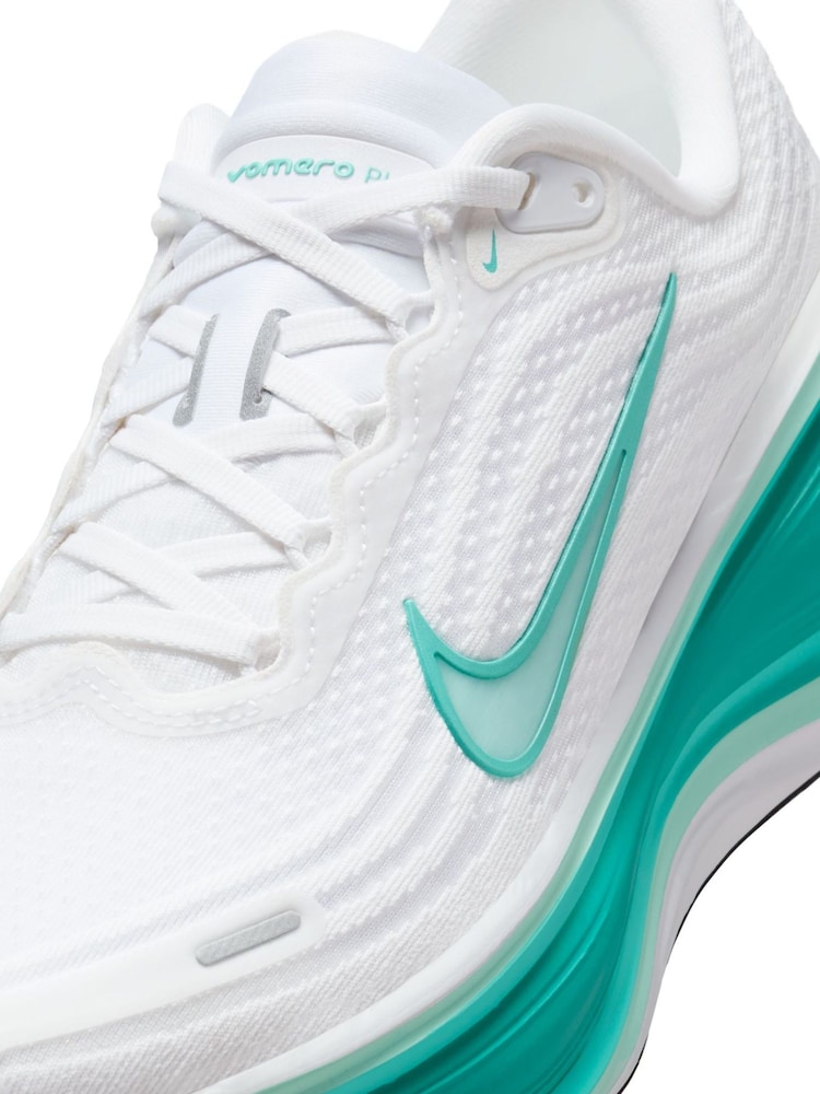 Nike White Blue Vomero Plus Road Running Trainers - Image 12 of 12 Nike White Blue Vomero Plus Road Running Trainers - Image 12 of 12