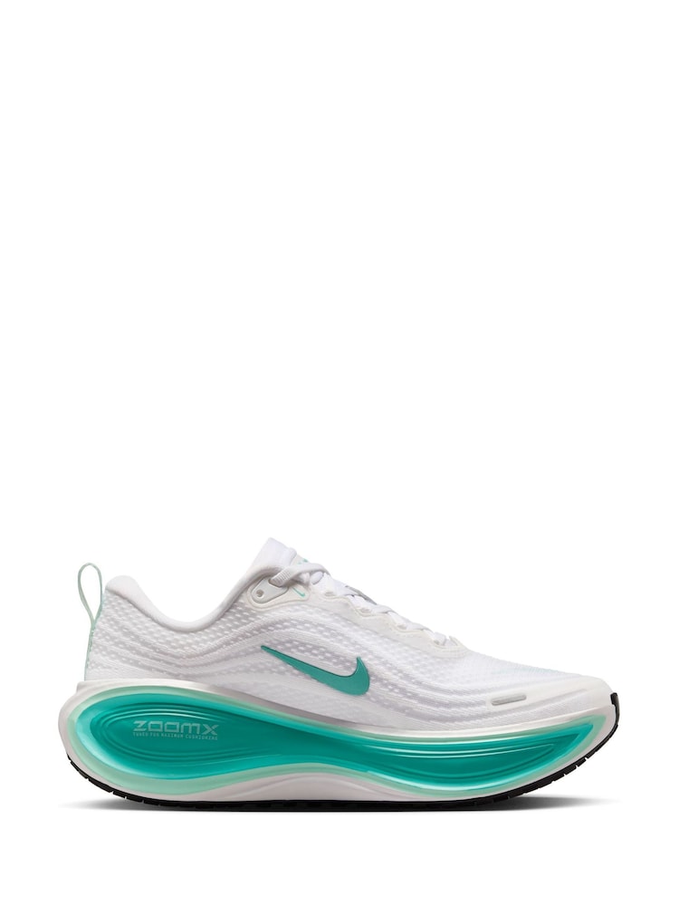 Nike White Blue Vomero Plus Road Running Trainers - Image 2 of 12 Nike White Blue Vomero Plus Road Running Trainers - Image 2 of 12