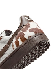 Nike Brown/White Field General Trainers - Image 10 of 10