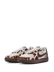 Nike Brown/White Field General Trainers - Image 6 of 10