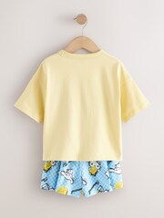 红色/蓝色 - Red/ Blue Hello Kitty Short Pyamas 2 Pack (3-16yrs) - 图片3 / 6
