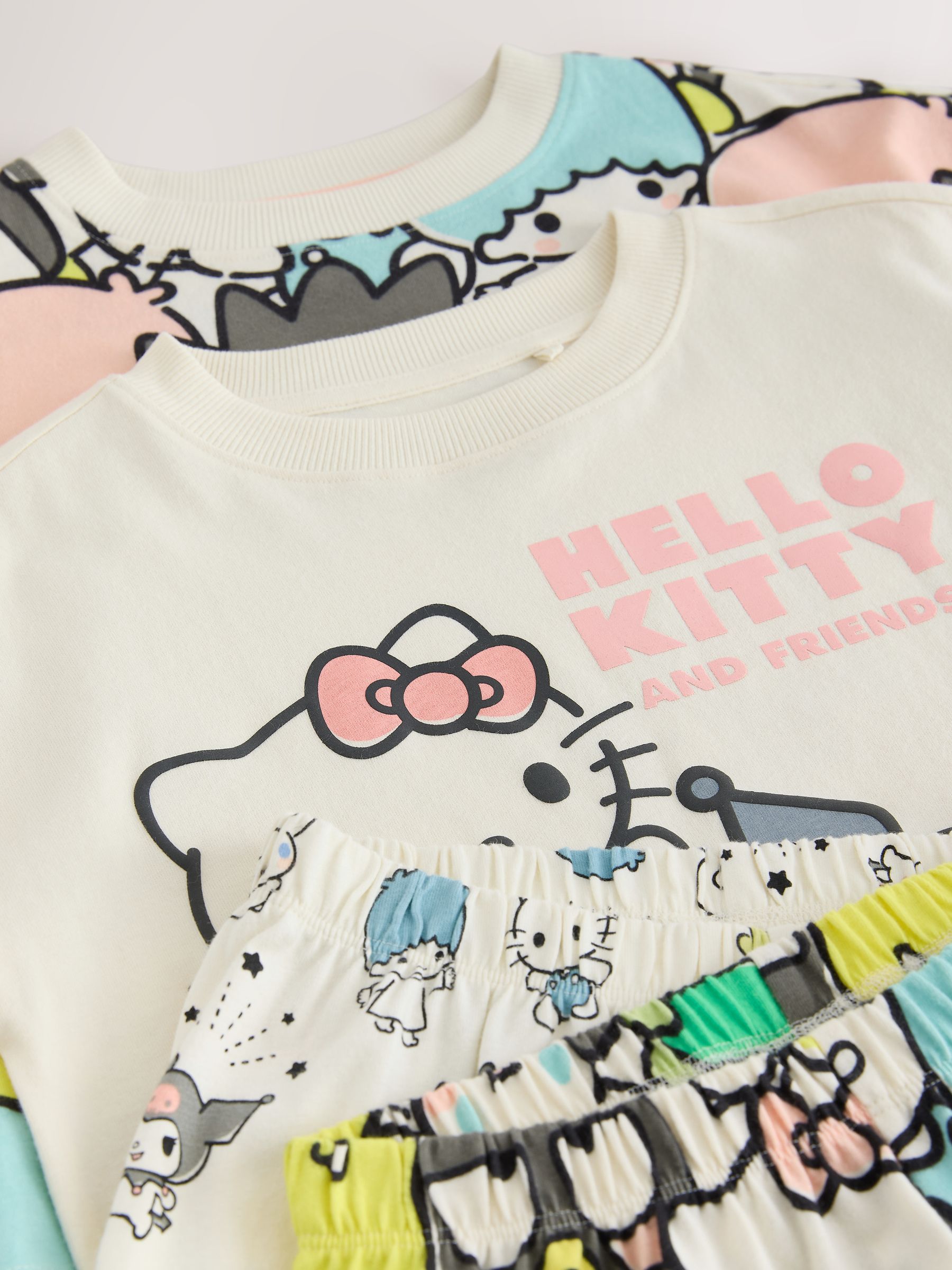 Buy Екру/Рожевий - Hello Kitty Pyjamas 2 Pack (3-16yrs) з сайту