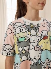 Ecru/Pink Hello Kitty Pyjamas 2 Pack (3-16yrs) - Image 4 of 11