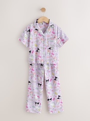 Lila lila - Hello Kitty pyjamas med knappar (3-16år) - Bild 1 av 4