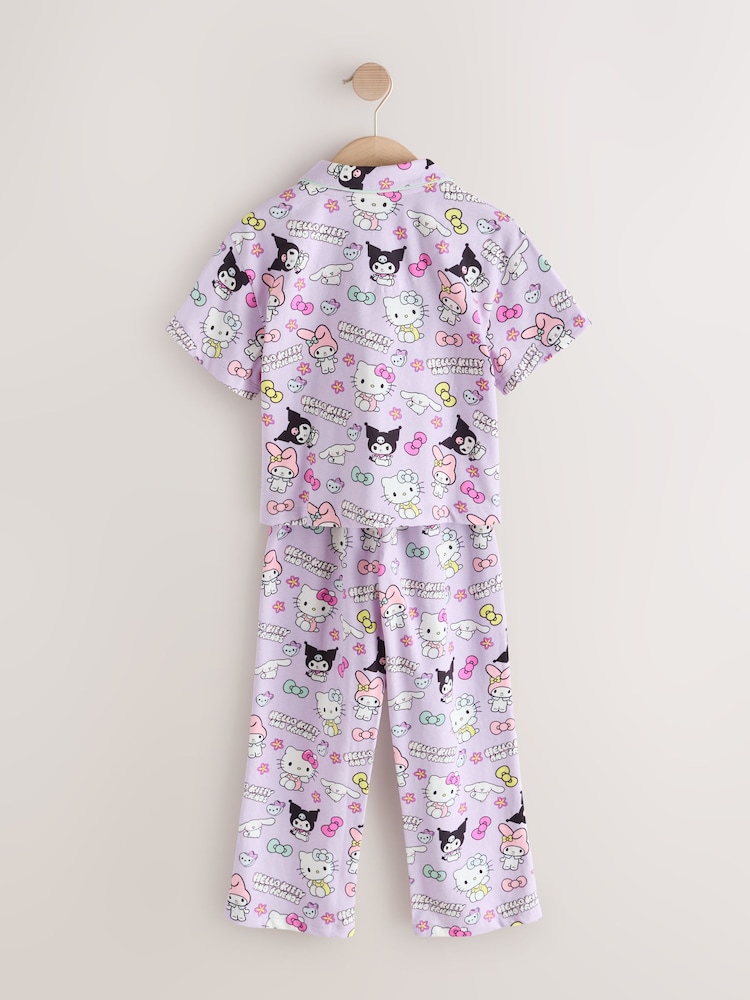 Lila lila - Hello Kitty pyjamas med knappar (3-16år) - Bild 2 av 4 Lila lila - Hello Kitty pyjamas med knappar (3-16år) - Bild 2 av 4