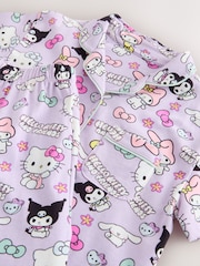 Lila lila - Hello Kitty pyjamas med knappar (3-16år) - Bild 3 av 4