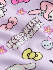 Lila lila - Hello Kitty pyjamas med knappar (3-16år) - Bild 4 av 4