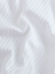 White Self Stripe Slim Fit Signature Cotton Smart Shirt - Image 9 of 9