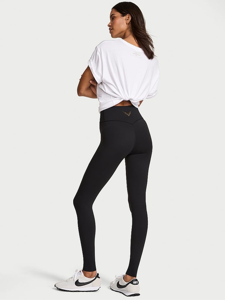 Victoria's Secret Black Elevate™ Backstage Leggings - Image 2 of 4 Victoria's Secret Black Elevate™ Backstage Leggings - Image 2 of 4