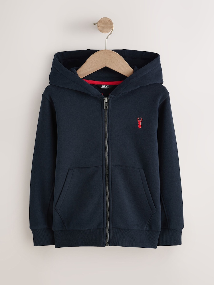 Marina de guerra - Sudadera con cremallera y logo (3-16 años) - Imagen 1 de 4