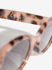 Marrón - Friends Like These Round Slim Sunglasses - Imagen 3 de 3
