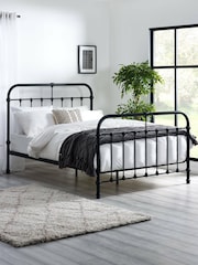 Julian Bowen Black Logan Metal Bed - Image 1 of 6