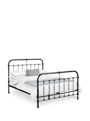 Julian Bowen Black Logan Metal Bed - Image 2 of 6