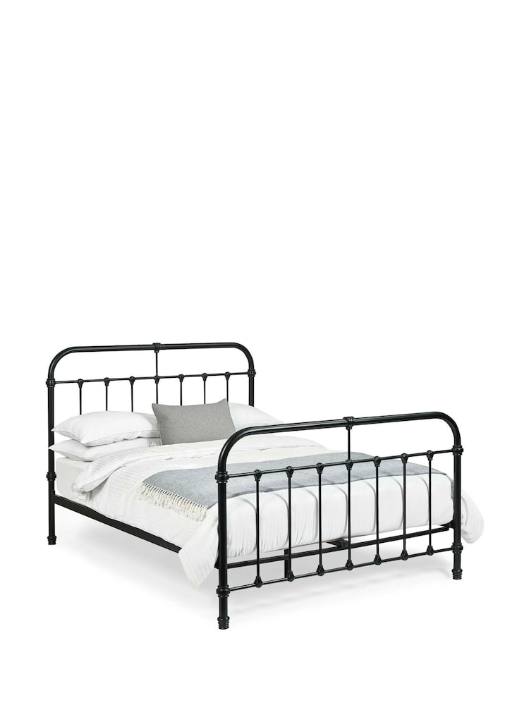 Julian Bowen Black Logan Metal Bed - Image 2 of 6