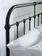 Julian Bowen Black Logan Metal Bed - Image 4 of 6