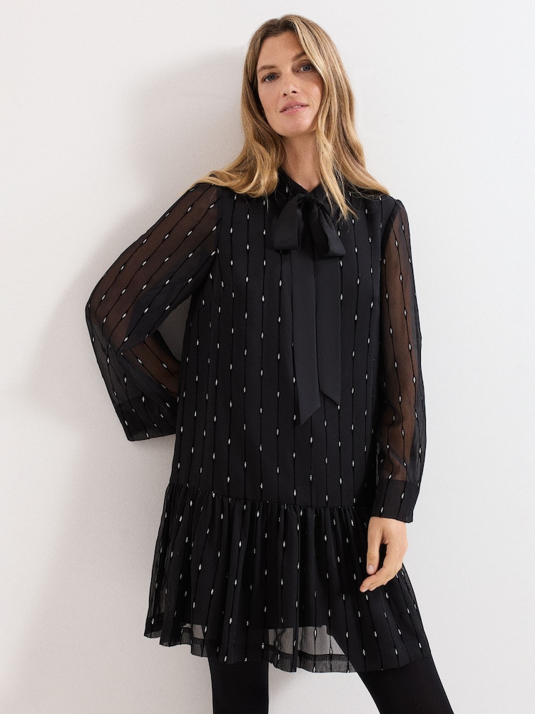 Phase Eight Black Tessa Dress - Image 1 of 7 Phase Eight Black Tessa Dress - Image 1 of 7
