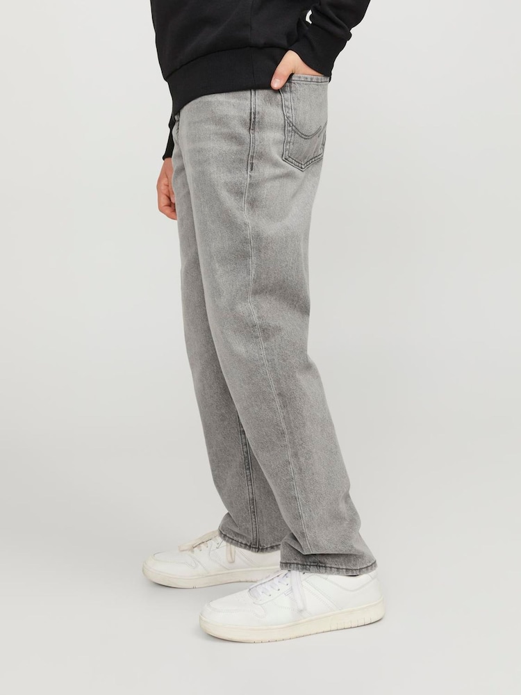 JACK & JONES Junior Grey Chris Relaxed Fit Jeans - Image 2 of 7