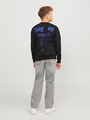 JACK & JONES Junior Grey Chris Relaxed Fit Jeans - Image 3 of 7