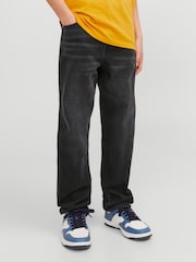 JACK & JONES Junior Chris Relaxed Fit Black Jeans - Image 1 of 7