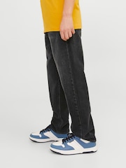 JACK & JONES Junior Chris Relaxed Fit Black Jeans - Image 2 of 7