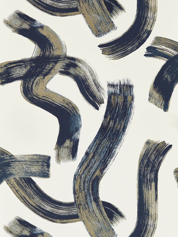 Clarke and Clarke Ink Malevich Metropolitan 10M Wallpaper - Image 1 of 3 Clarke and Clarke Ink Malevich Metropolitan 10M Wallpaper - Image 1 of 3