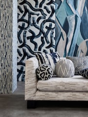 Clarke and Clarke Ink Malevich Metropolitan 10M Wallpaper - Image 2 of 3