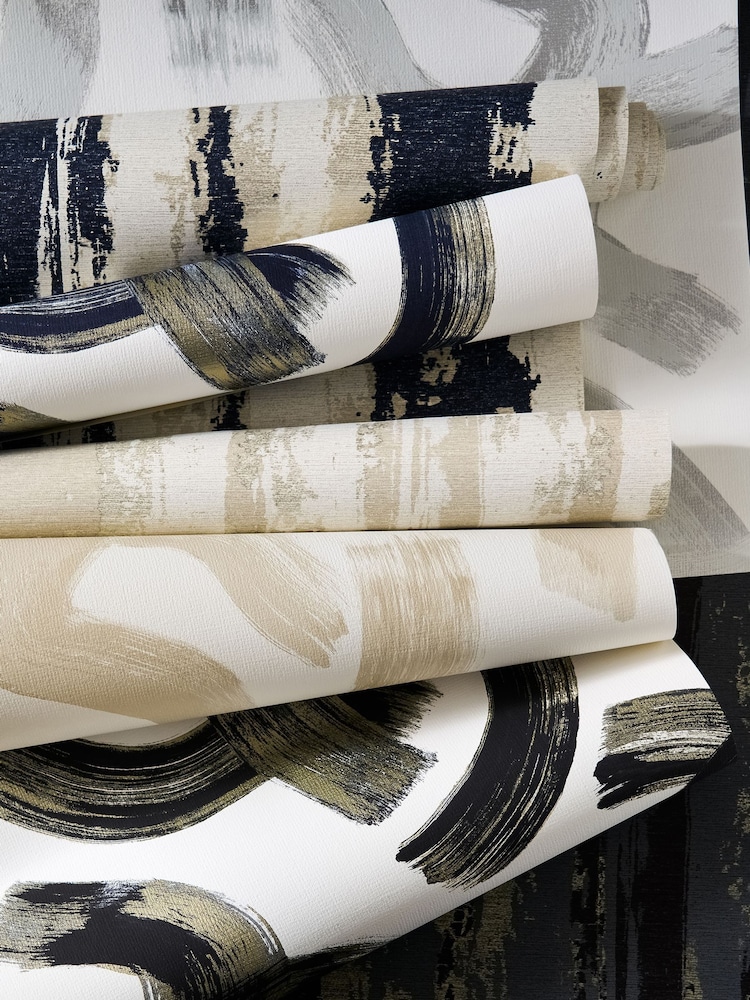 Clarke and Clarke Ink Malevich Metropolitan 10M Wallpaper - Image 3 of 3 Clarke and Clarke Ink Malevich Metropolitan 10M Wallpaper - Image 3 of 3