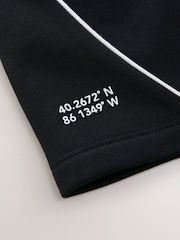 Black Piped Shorts (3-16yrs) - Image 4 of 4