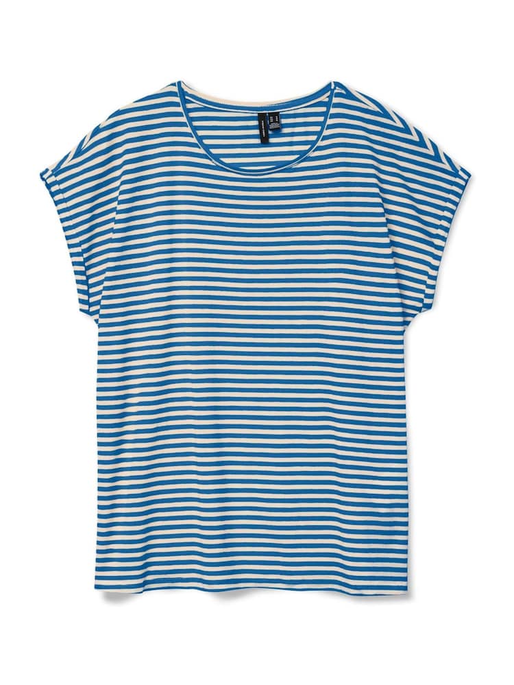 VERO MODA Blue Soft Touch Short Sleeve T-Shirt - Image 5 of 5 VERO MODA Blue Soft Touch Short Sleeve T-Shirt - Image 5 of 5