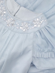 Monsoon Blue Baby Anastasia Tulle Embellished Dress - Image 4 of 4