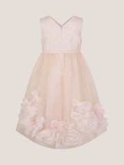 Monsoon Pink Glinda Appliqué Glitter Party Dress - Image 3 of 4