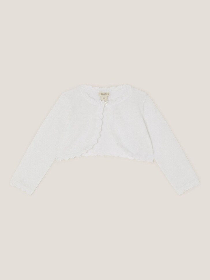 Monsoon Cream Baby Maeve Cardigan