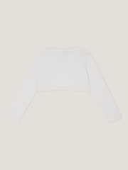 Monsoon Cream Maeve Bow Button Cardigan - Image 2 of 3
