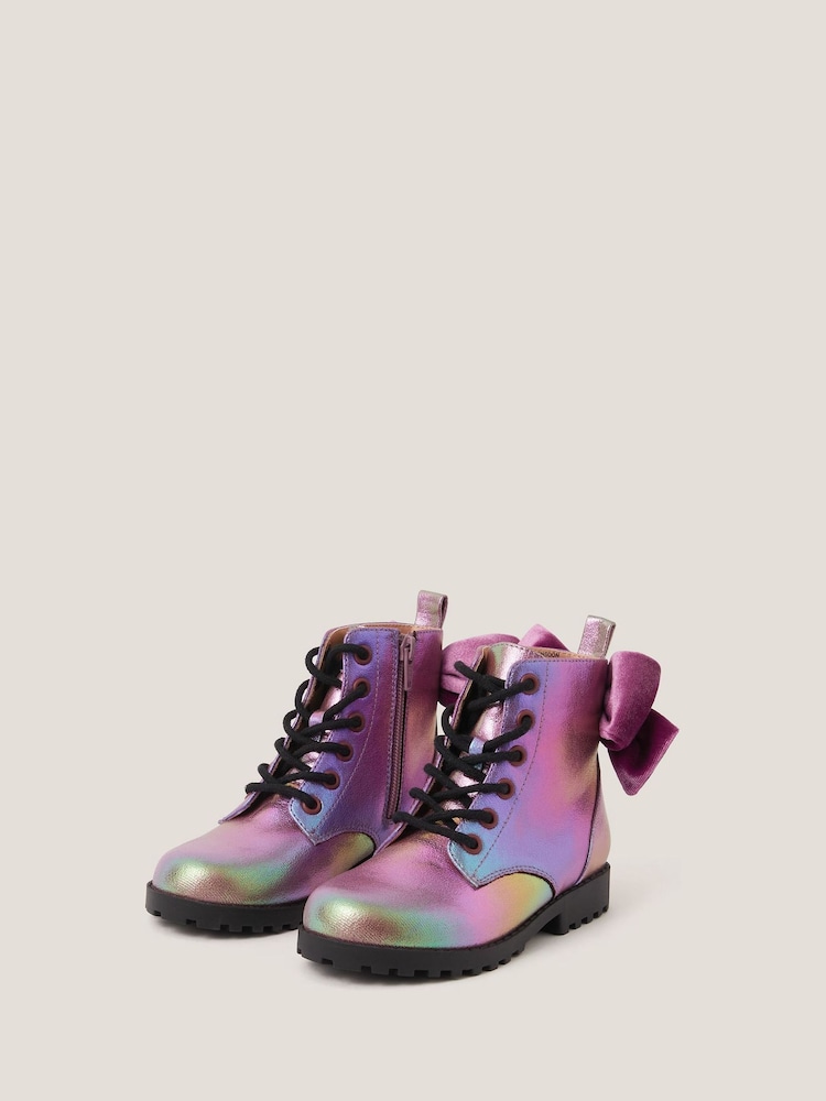 Monsoon Rainbow Lace Up Boots - Slika 2 iz 3